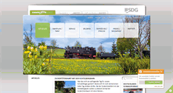 Desktop Screenshot of fichtelbergbahn.de